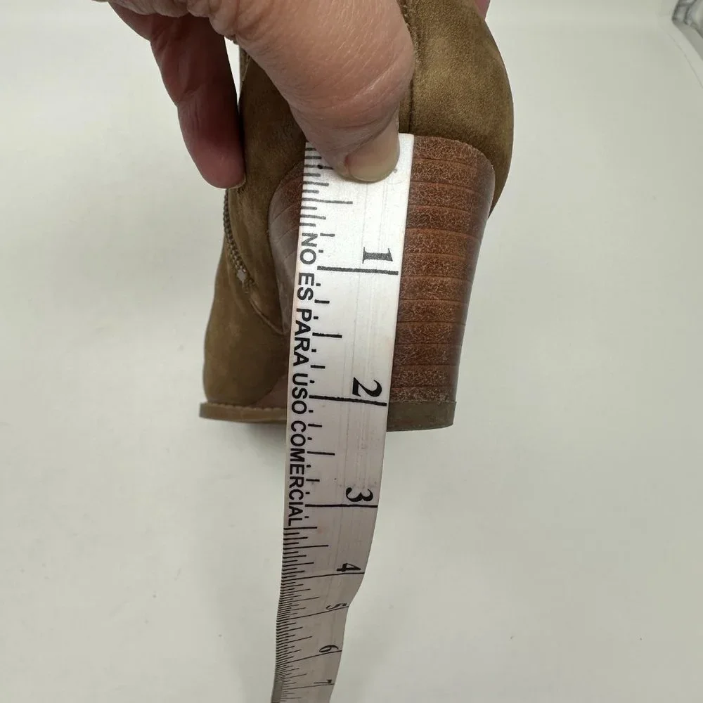 Franco Sarto Wera Wedge Soft Leather Ankle Booties Boots